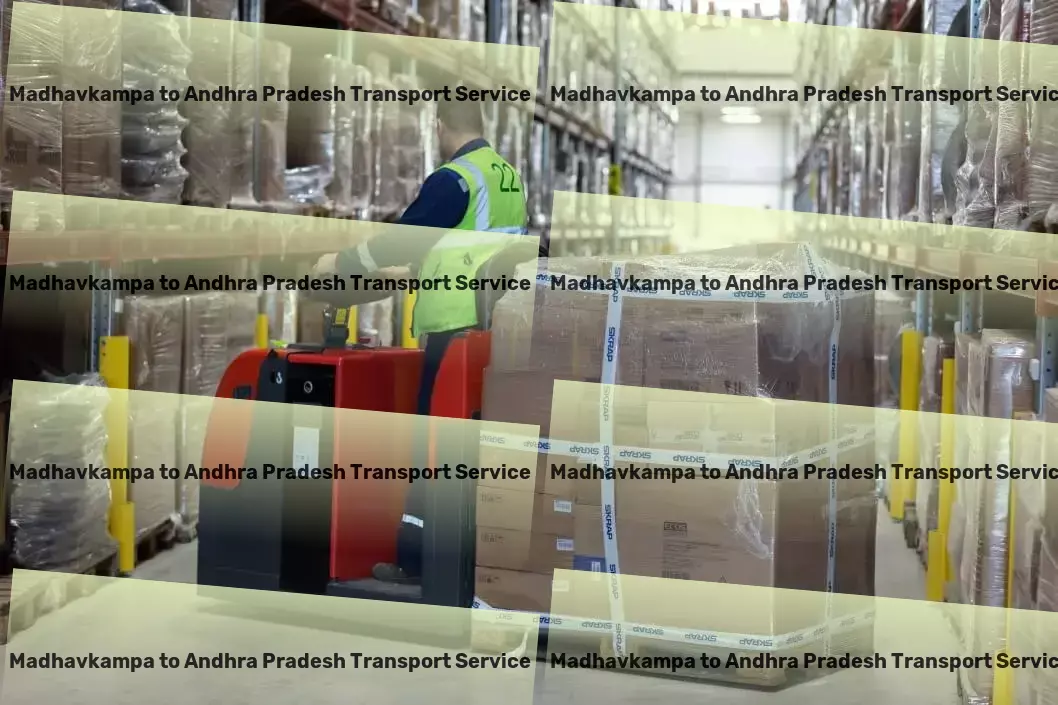 Madhavkampa to Andhra Pradesh Part Load Transport Your logistics, elevated to new heights! - Advanced freight delivery